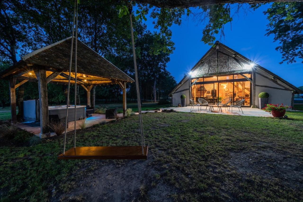 La Grange De Leonie, Chambres D'Hotes Avec Piscine Et Spa Mery-sur-Cher Exterior foto