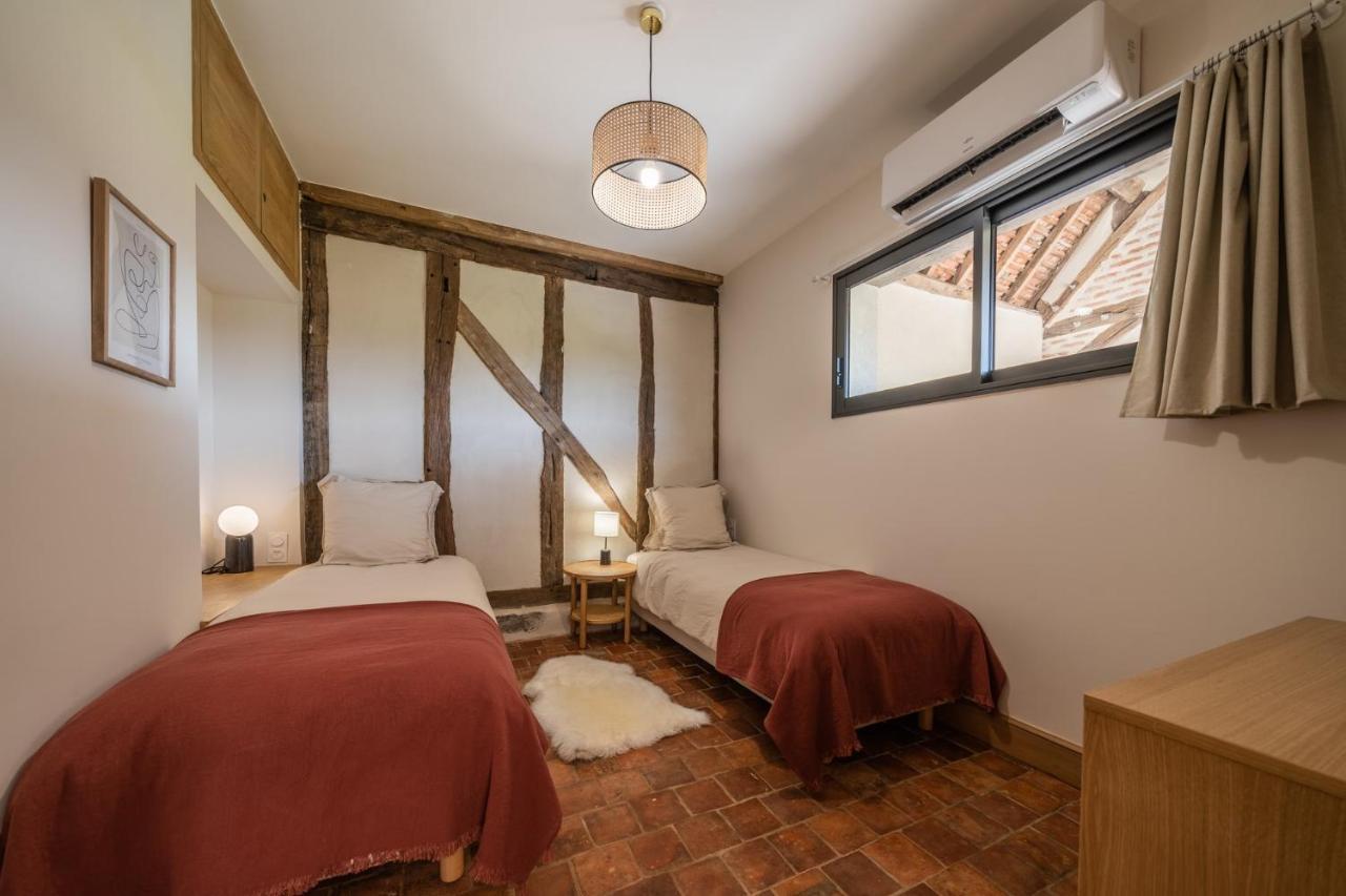 La Grange De Leonie, Chambres D'Hotes Avec Piscine Et Spa Mery-sur-Cher Exterior foto